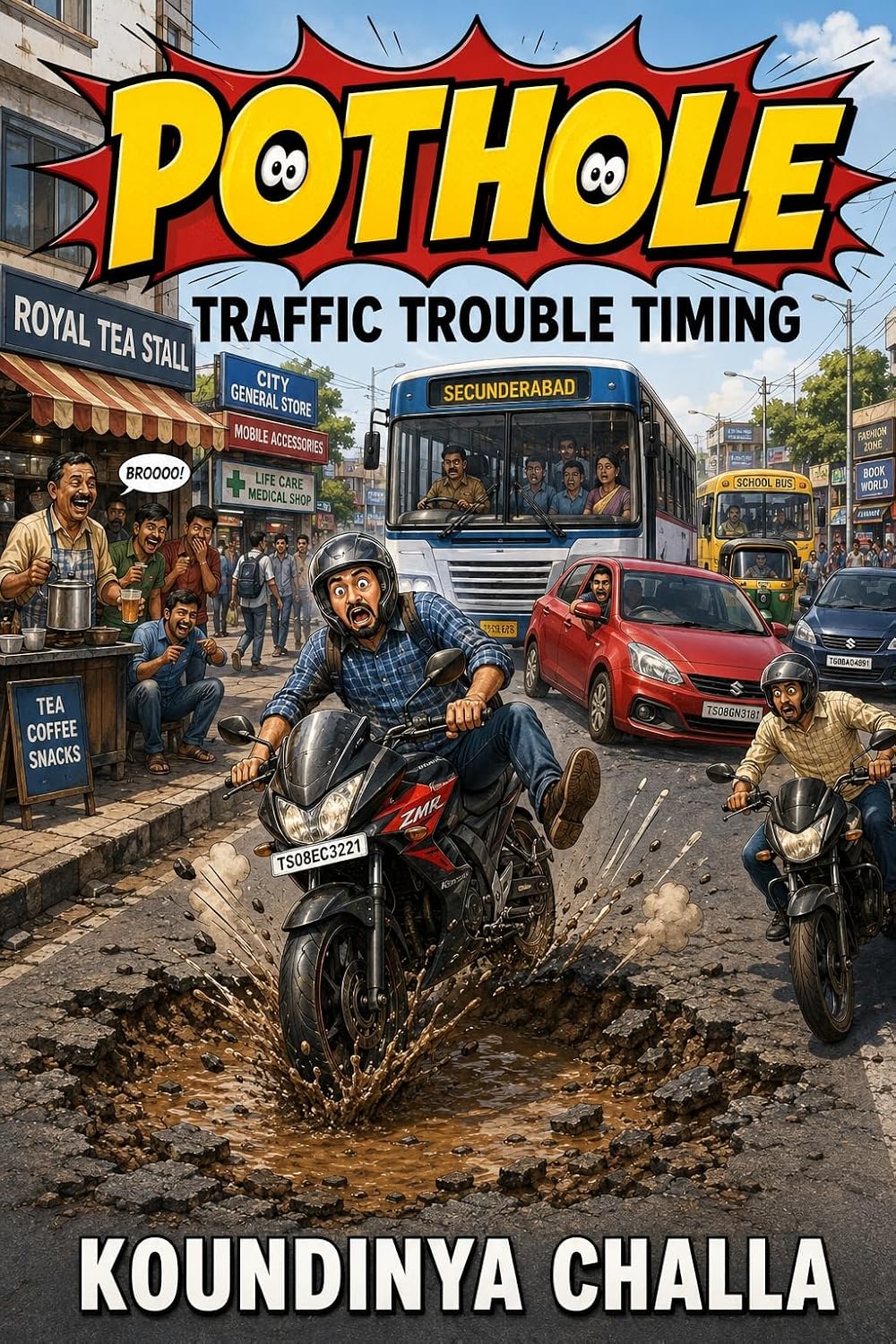 Book cover for Pothole: Traffic Trouble Timing